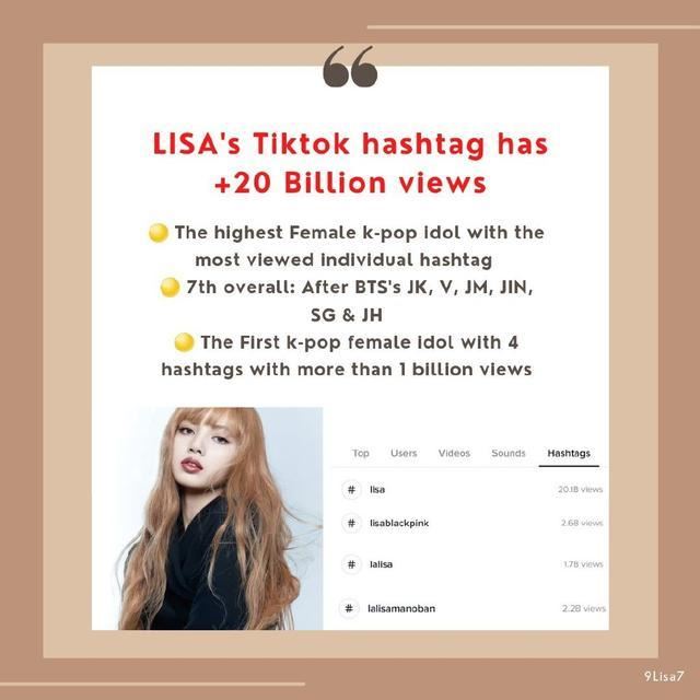 lisa的tiktok名叫什么？